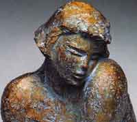 Melanie Quentin - sculptress : Empreintes gallery show avril 2001